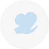 weihnachtskarten icon spenden lightblue d433dce7